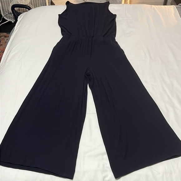Daily Ritual Navy Jumpsuit with Pockets - Picture 4 of 5